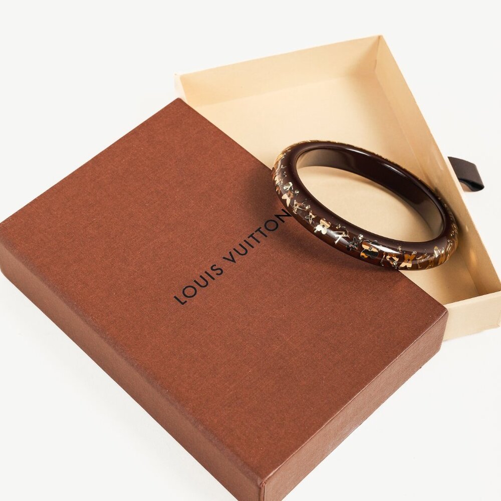 Louis Vuitton Resin Narrow Inclusion Bangle